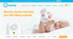 Desktop Screenshot of nanny.cz